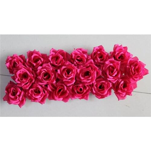 FREE SHIPPING fuschia/plum 10pcs/lot large floral arrangement Wedding arch square pavilion corners decorative silk flower props