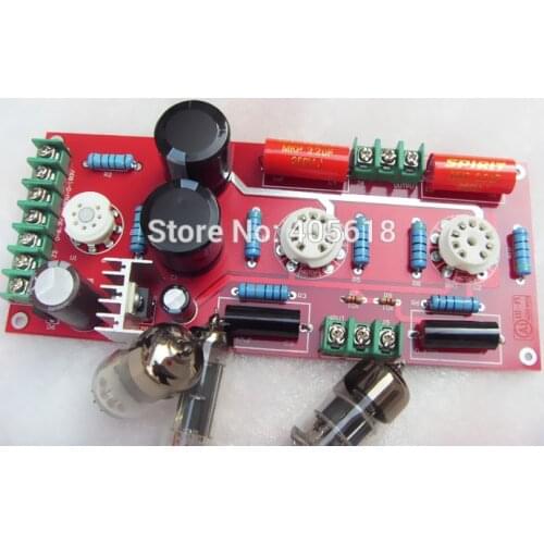 Buffer 6N3+6Z4 Tube SRPP Preamplifier Amplifier board Pre-amp Audio Version 2.0 free shipping