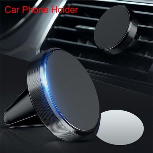 Magnetic Phone Holder For Mobile Phone In Car For IPhone Xiaomi Magnet Car Phone Holder Air Vent Mount Smartphone Mount Stand