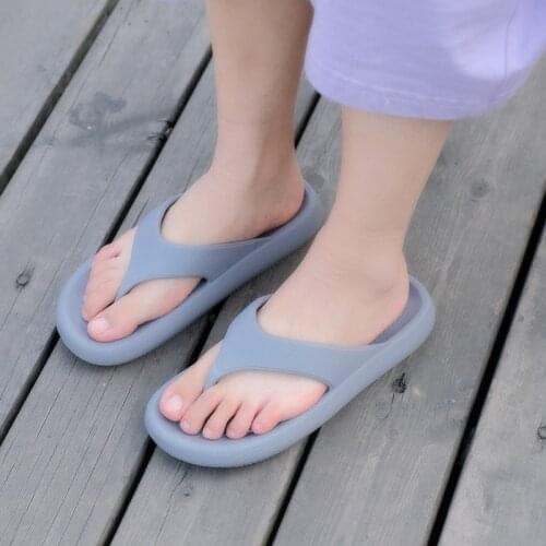 Bathroom home slippers women thick bottoms drag EVA soft bottom couple slippers mens slippers mens shoes designer slippers