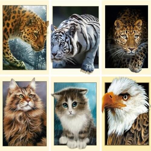 EverShine Diamond Mosaic Animals Rhinestones Pictures Diamond Painting Leopard Bead Embroidery New Arrival Handmade Gift