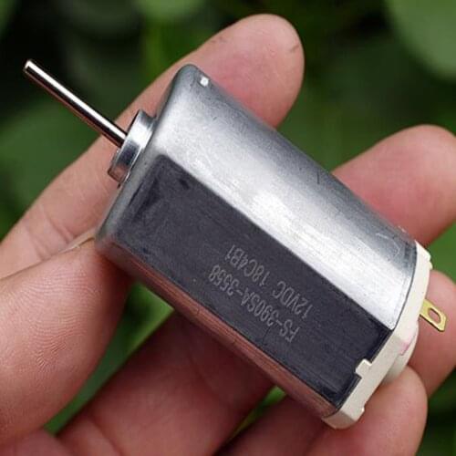 FS-390SA-3558 Motor High Speed 15000RPM DC 3V-12V 6V 9V 0.4A High Power Strong Magnet for Auto Car Spare Parts Motor Flat Type