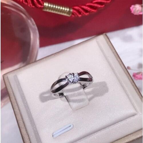 Hot Selling New Collection 925 Sterling Silver Twisted Rope Heart Knot Forever Ring For Women Wedding Sterling Silver Jewelry