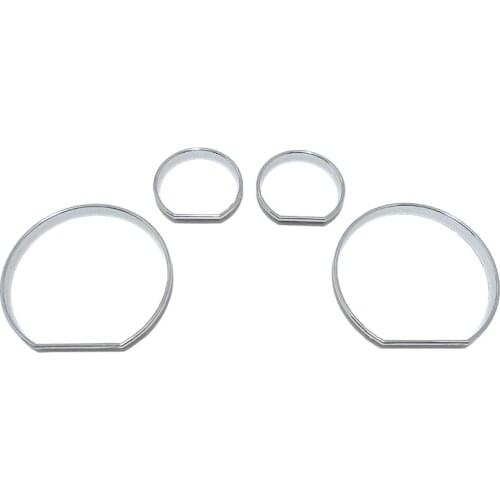 Chrome Speedometer Gauge Dial Ring Instrument Panel Ring fit for BMW E46 98-05 3 series