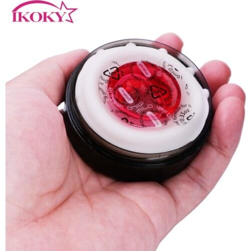 IKOKY Vagina Real Pussy Penis Trainer Portable Sex Toys for Men Masturbatory Cup Male Masturbator Penis Delay Massager