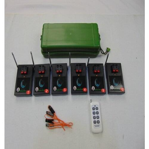 2020 Smart Switch 6 Cues Fireworks Remote Special Effects Radio Fire Copper Wire Wedding Equipment-Wireless Switch