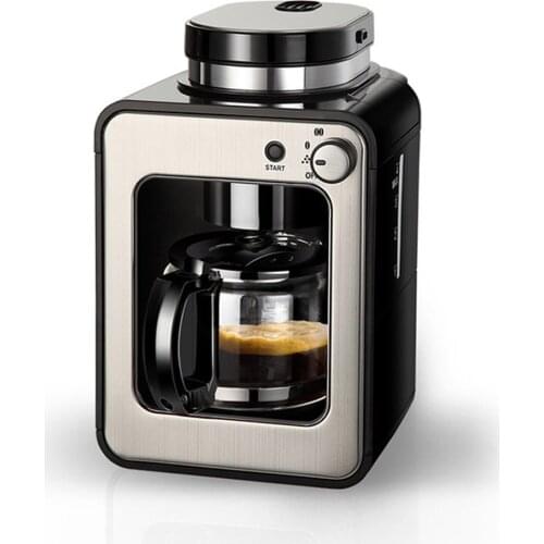 2 In1 Drip Coffee Machine Apply To Ground&Beans Home Appliances Dripping Coffee Maker With Digital Display&keep Warm