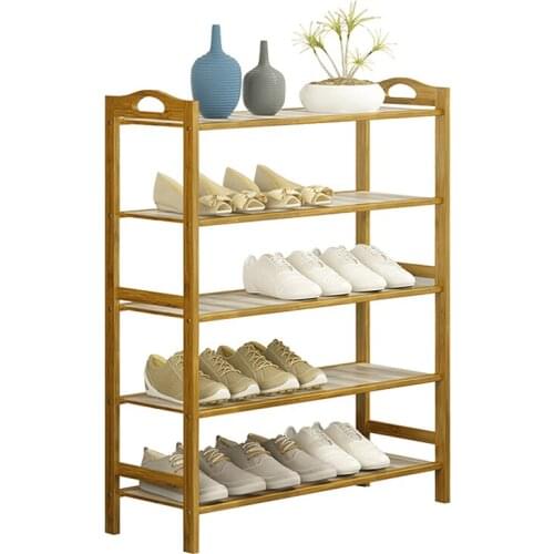 Shoe frame simple home dust economy provincial space dormitory door simple wooden multi-layer shelf storage