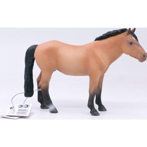2021 New CollectA Horse Country Farm Animals Mongolian Stallion Light Bay 1/20 Plastic Simulation Toy Figure #88919