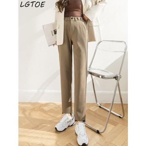 LGTOE Women's Straight Trousers