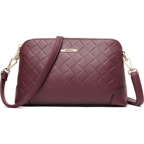 New Fashion Knitting Pattern Ladies Sac Soft Leather Shoulder Bags for Women 2021 Elegant Female Crossbody Bag Designer Handbags