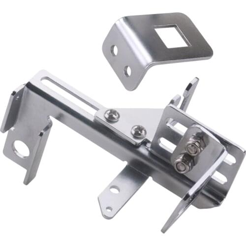 New Chrome Throttle Cable Bracket Kit Assembly for Chevrolet SBC Holley