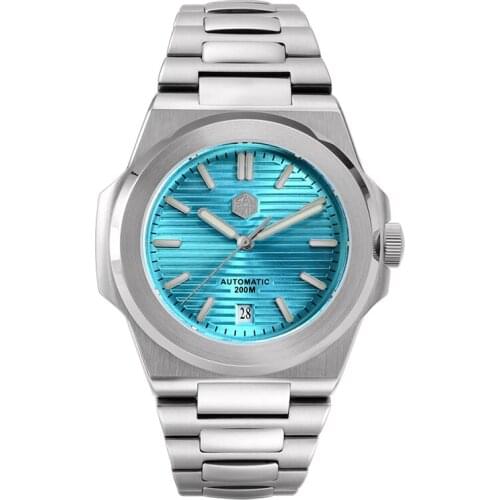 San Martin Diver Sports Watch Retro Classic Luxury Sapphire Crystal Men Automatic Mechanical Watches 20Bar BGW-9 Luminous