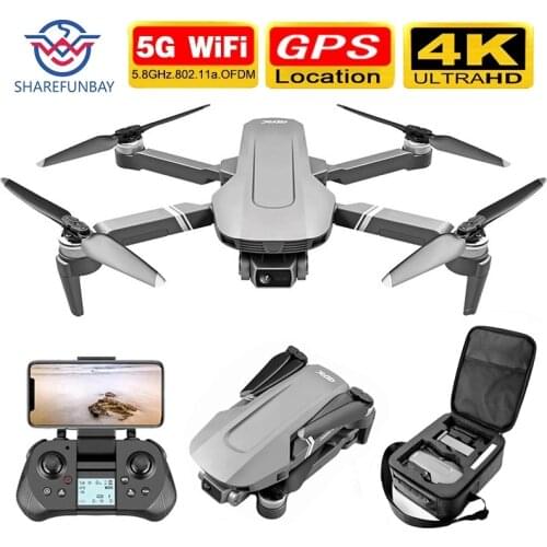 SHAREFUNBAY F4 drone 4k 5g HD two-axis gimbal camera WiFi FPV drone brushless motor flight 25 min RC 2 km RC quadrotor dron