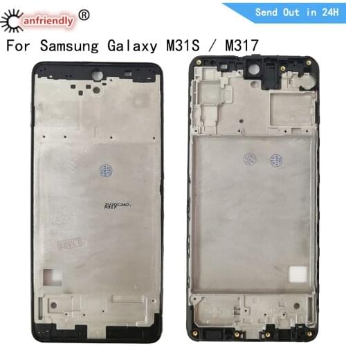 Middle Frame For Samsung Galaxy M31S M317 SM-M317F Housing Cover Bezel Plate Faceplate