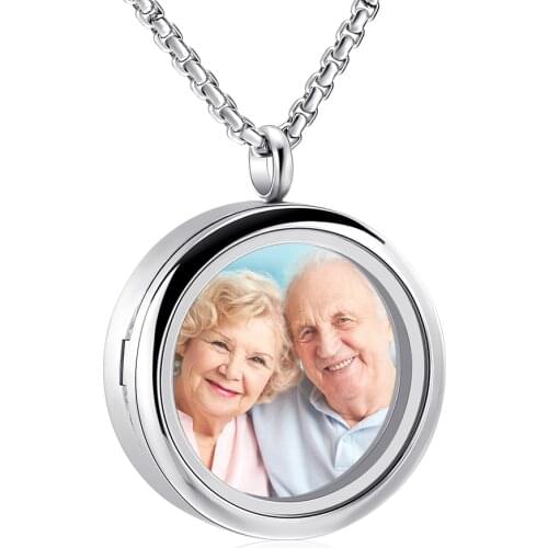 Glass Cremation Jewelry For Ashes Of Loved One Engravable Stainless Steel Keepskae Memorial Urn Pendant For Women Men Necklace