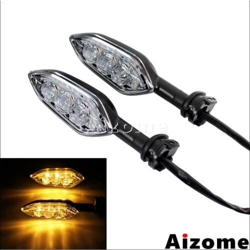 Motorcycle LED Turn Signal Lights Blinkers For Yamaha YZF R1 R3 R6 YZF R6S YZF R15 R25 YZF-R125 Flash Turn Indicators Light
