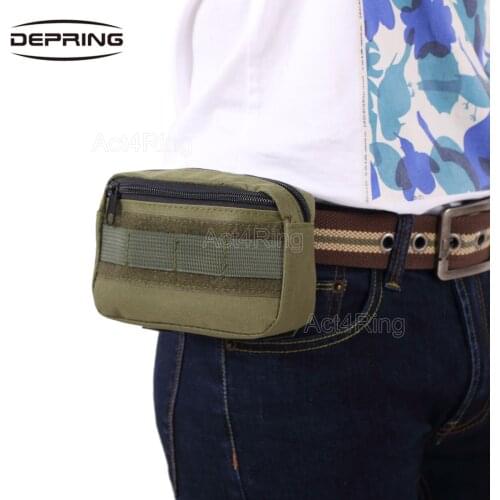 Tactical Hunting MOLLE Pouch Pocket Tools Organizer EDC Belt Pouch Pouch Nylon Mini Pocket for Card Key Cash Pen Magazine