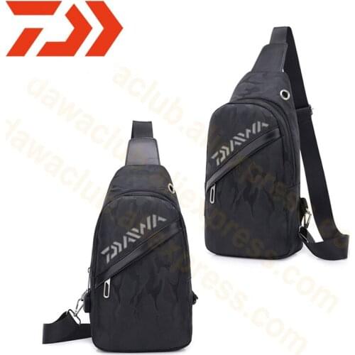 2019 Daiwa Fishing Backpack Waterproof Fishing Lures Reel Bag Straps Fish Tackle Bag Fishing Chest Pack Multi-pocket Tackle Bag