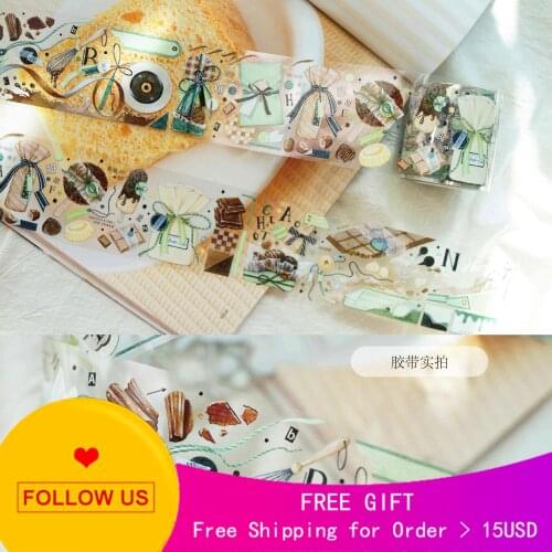 1 Loop Scrapbooking Stickers Tinxia Chocolate Stationery Pet Tape