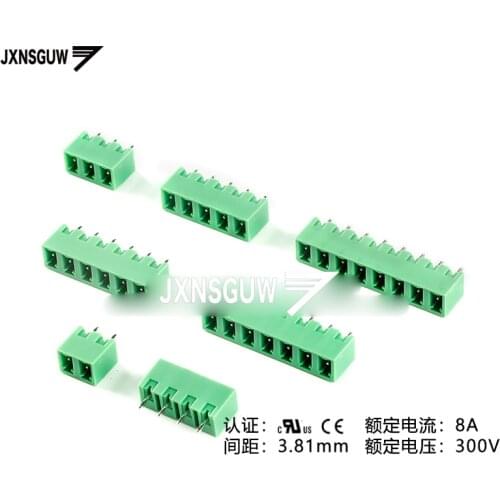 10PCS KF2EDG15V-5.08-2/3/4/5/6-8P Straight needle socket 5.08mm Pluggable Terminal block PCB CONNECTOR PLUG-IN TEMINAL BLOCK