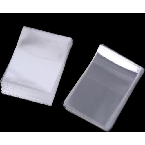 100Pcs Matte Cards Sleeves Cards Protector For Trading Cards Shield Magic Card Cover Transparent Card Holder 6.6Cm /6Cm X 9Cm