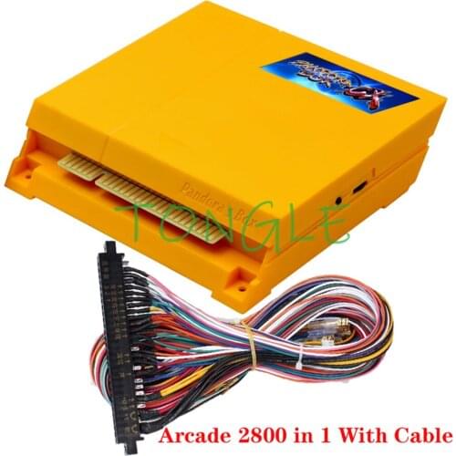 2021 New Pandora Box CX 2800 Games in 1 Kit Pandora Box Original 3A Arcade Version Same Game Progress 720 Pacman Tekken