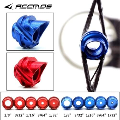 1set 45 /37 Degree Aluminum Peep Sight Compound Bow Aluminum Housing with 5 Size inner Core Compound Bow Hunting Shooting