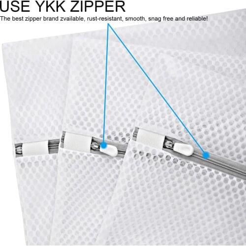 5 sets of mesh laundry bag, suitable for shirts, socks, underwear, sweaters, etc. Travel collection advanced laundry bag (5 sets