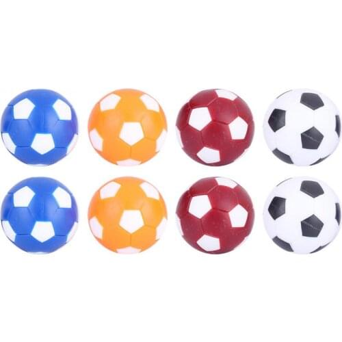 8pcs Mini Colorful Table Soccer Footballs Replacement Balls Tabletop Game Ball 36mm Mini Soccer