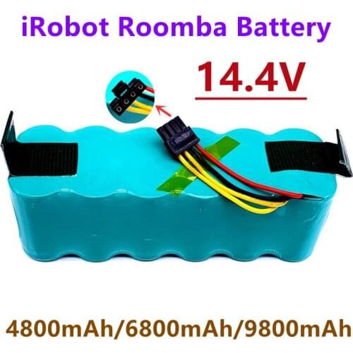 100%New Battery for Kitfort KT504 Haier T322 T320 Panda X500 X580 X600 Ecovacs Mirror CR120 Dibea Robotic Vacuum Cleaner 9800mAh