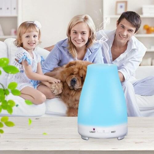 Electric Aroma Diffuser Ultrasonic Air Humidifier USB Essential Oil Diffuser Aromatherapy 7 Color Night Light For Home Office