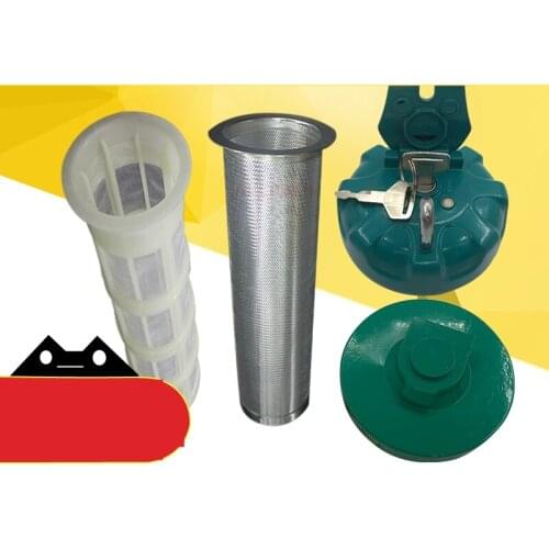 For Kobelco SK75 120 200 230 300 350-6E-8 Super 8 Excavator Anti-theft Diesel Tank Cover Filter strainer Excavator Accessories