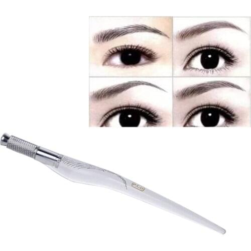 Microblading Manual Tattoo Pen Eyebrow Permanent Makeup Microblade Needle Holder