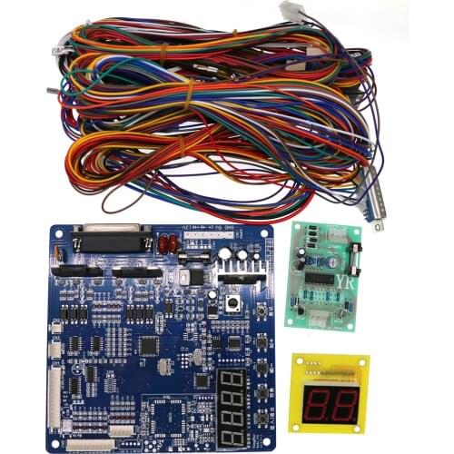 English Language Game Board Arcade Motherboard PCB With Wires For Plush Toys Coin-Operated Claw Crane Machine