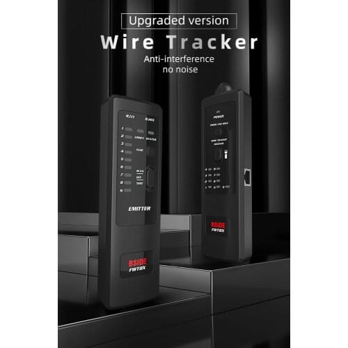 FWT8X Dual Mode Network Cable Tracker High Quality Network Line Finder RJ45 RJ11 Anti-interference Pairing Device Phone Tester