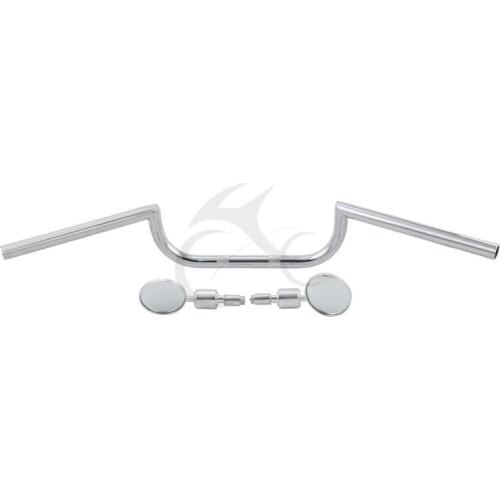 Motorcycle 7/8" Handlebar Rear View Mirrors For Kawasaki Z1000 Z750 ER-6F ER-6N Versys