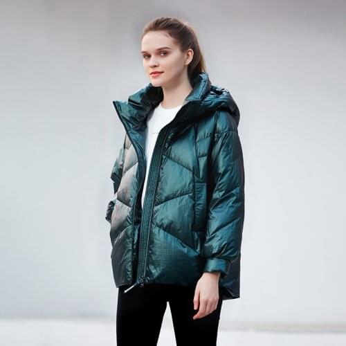 2021 new winter jacket womens warmth fashion short down jacket European and American style down jacket women padded jacket