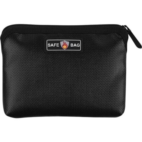 Fireproof Waterproof Document Bags Liquid Silicone Material Heat Insulation Fire and Water Resistant Safe Bag Zipper