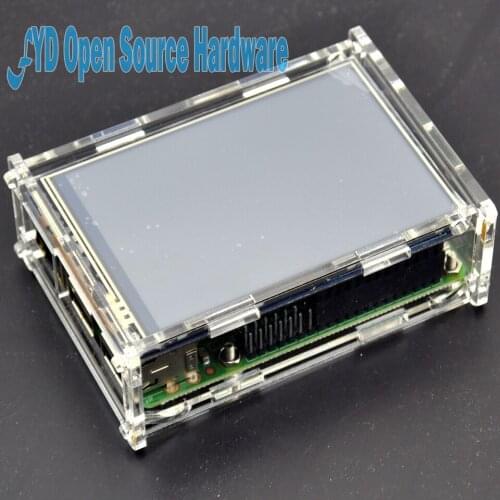 Raspberry 2 or 3generation shell for support 3.5-inch LCD touch screen and Raspberry