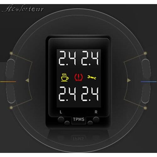 Tire Pressure Monitoring System OBD TPMS Embedded Monitor For Toyota Highlander 2014 2013 Corolla Auris Sienna 2014