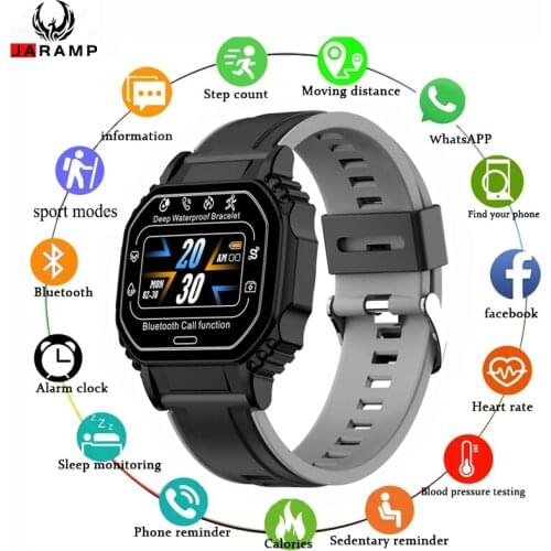 JARAMP B2 2021 Smart Watch Men Sport Fitness Watch Answer Call Heart Rate For Kids Hours Gift Android ios smartwatch Men+box