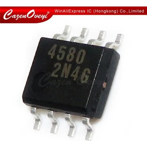 1pcs/lot NJM4580M JRC4580M NJM4580 JRC4580 4580 SOP-8 In Stock