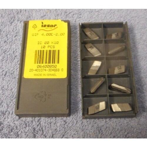 10PCS CARBIDE INSERT GIP4.00E-2.00 IC20