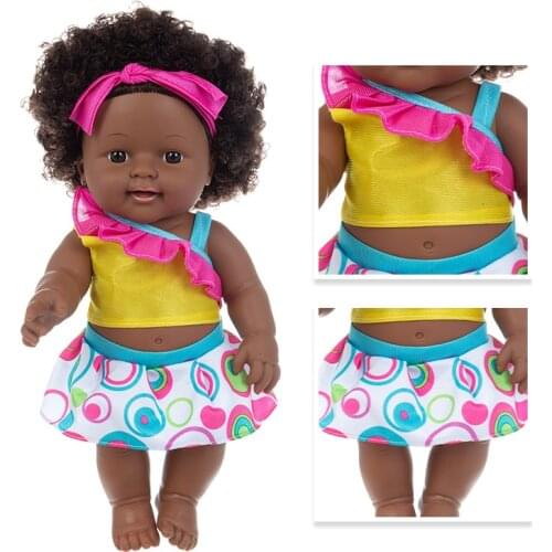 30cm girl baby dolls silicone viny 30cm new born poupee boneca baby soft toy gift todder