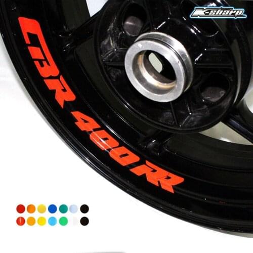 8 X CUSTOM INNER RIM DECALS WHEEL Reflective STICKERS STRIPES FIT HONDA CBR 400RR