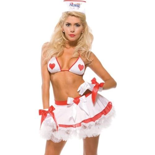 Free Shipping Sexy Lady Hot Style Nurse Costumes For Party