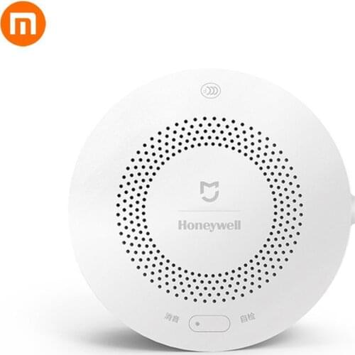 Xiaomi Mijia Honeywell Fire Alarm Detector Zigbee Remote Control Audible Visual Alarm Notication Work With Smart XiaoMi Home APP