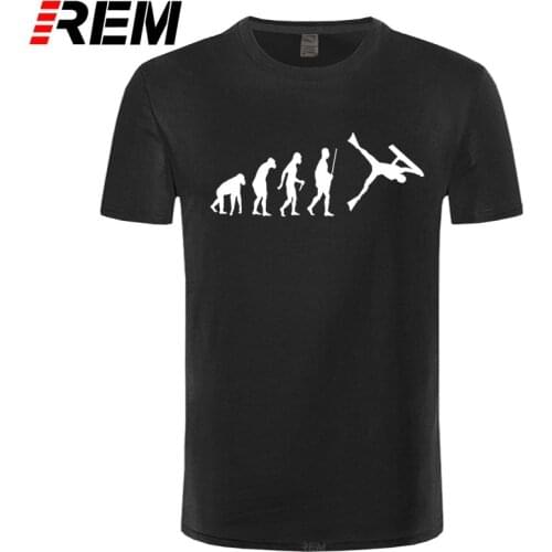 REM Funny Bodyboardings Evolution Shirt men Short Sleeve Summer T-Shirt Summer Men T Shirt Brand Fashion