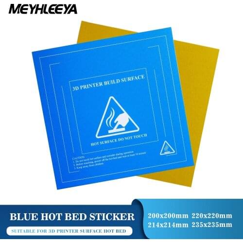 3D Printer Hot Bed Sticker 200 214 220 235mm Heated Paper Glass Surface For Ender 3 CR10 Film
